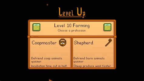 coopmaster or shepherd stardew